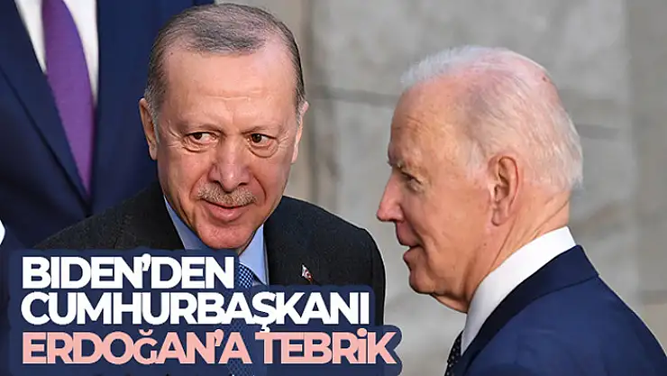 ABD Başkanı Biden'den Cumhurbaşkanı Erdoğan'a tebrik
