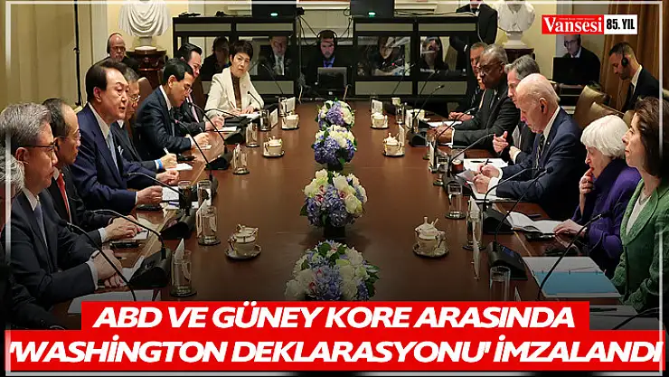 ABD ve Güney Kore arasında 'Washington Deklarasyonu' imzalandı