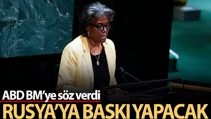 ABD'den BM Güvenlik Toplantısında Rusya'ya baskı yapma sözü