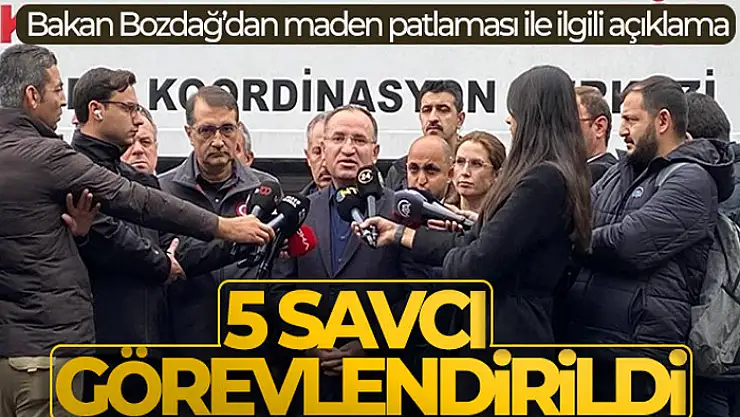Adalet Bakanı Bozdağ: '5 cumhuriyet savcımız olayın tahkikatını sürdürmektedir'