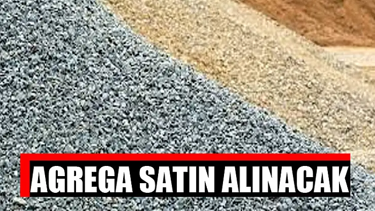 Agrega satın alınacak