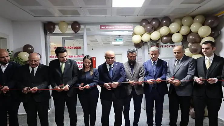 Ağrı Eğitim ve Araştırma Hastanesi'ne ikinci MR cihazı kazandırıldı