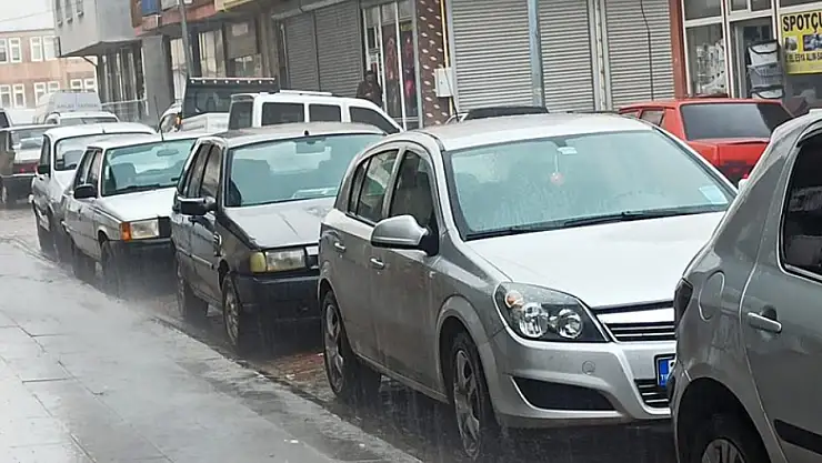 Ahlat'ta şiddetli yağmur etkili oldu