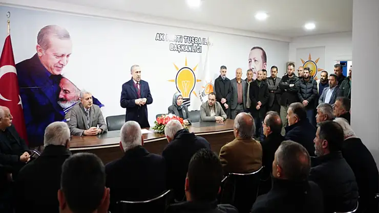 AK Parti İl Başkanı Arvas'tan Tuşba İlçe Başkanlığı'na ziyaret
