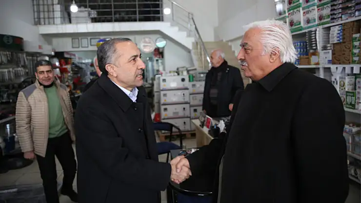 AK Parti Van BB Başkan Adayı Arvas'tan esnaf ziyareti