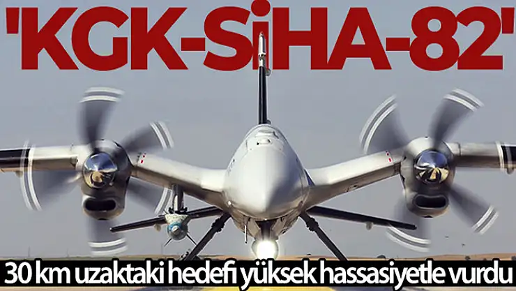 AKINCI TİHA'dan Sinop'ta 'KGK-SİHA-82' testi