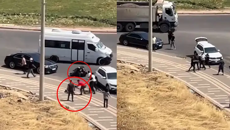 Akraba iki grup arasında tekme, yumruk, bıçak ve silahlı kavga: 2 yaralı
