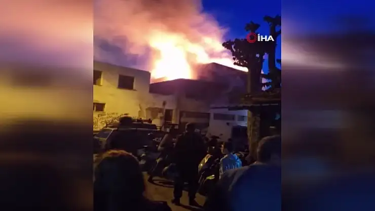 Alevler geceyi aydınlattı... Yangında 1 kişi hayatını kaybetti