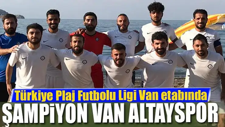 ŞAMPİYON VAN ALTAYSPOR