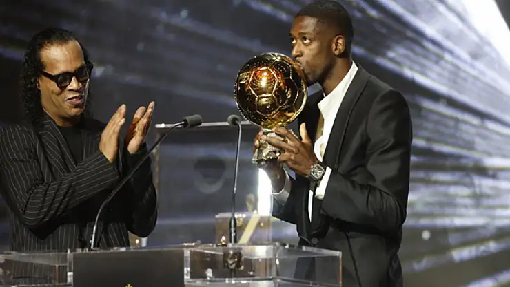 Altın top ödülünü Dembele kazandı