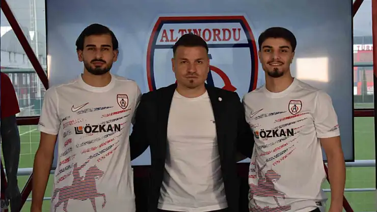 Altınordu, iki gurbetçiyi kadrosuna kattı