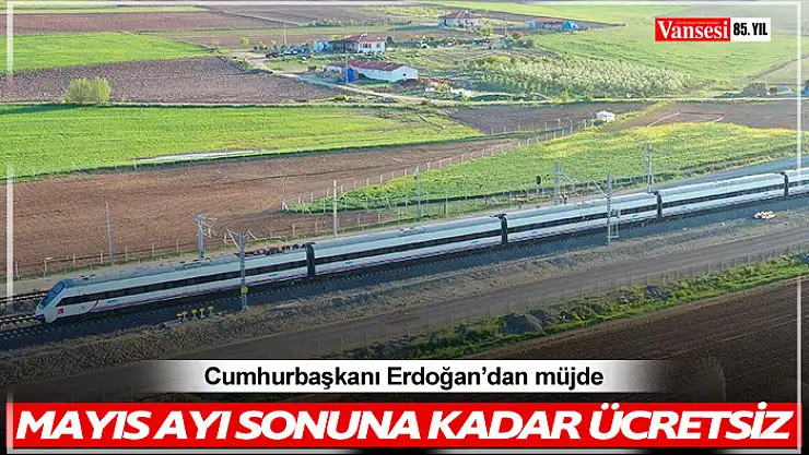 Ankara-Sivas YHT 1 ay ücretsiz