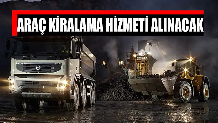 Araç kiralama hizmeti alınacak