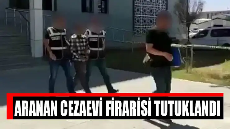 Aranan cezaevi firarisi tutuklandı