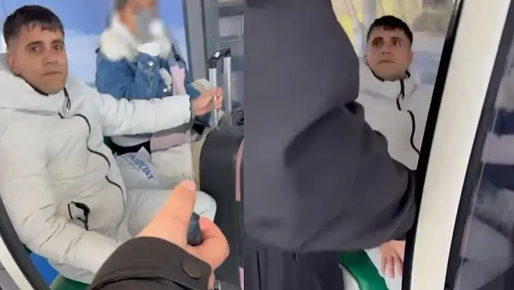 Aranması olan şahıs tatil dönüşü sürprizle karşılandı: 'Doğukan gel. Asayiş Polisi'