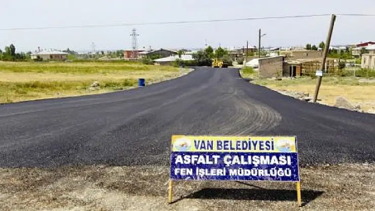 ASFALTLAMA ÇALIŞMALARI DA BAŞLADI