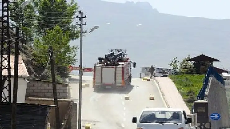 ASKERİ DEPODA YANGIN