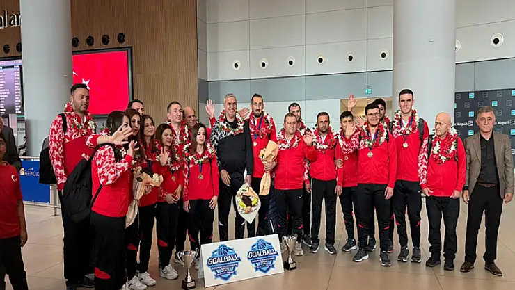 Avrupa şampiyonu kadın ve erkek Goalball Milli Takımı yurda döndü