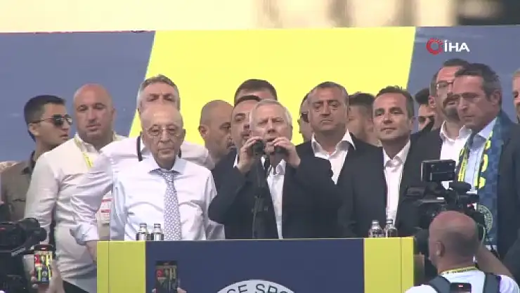 Aziz Yıldırım Ali Koç'u tebrik etti, destek verdi