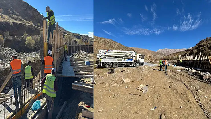 Bahçesaray'da Atıksu Arıtma Tesisi çalışmaları sürüyor