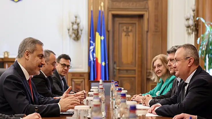 Bakan Fidan, Romanya Senatosu Başkanı Ciuca ile görüştü