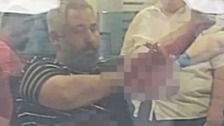 Bankada müşteriler arasında çıkan tartışmada 1 kişi yaralandı