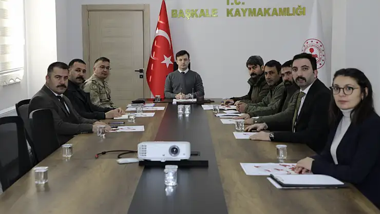 Başkale'de 2025 yılı av komisyonu kararları belirlendi