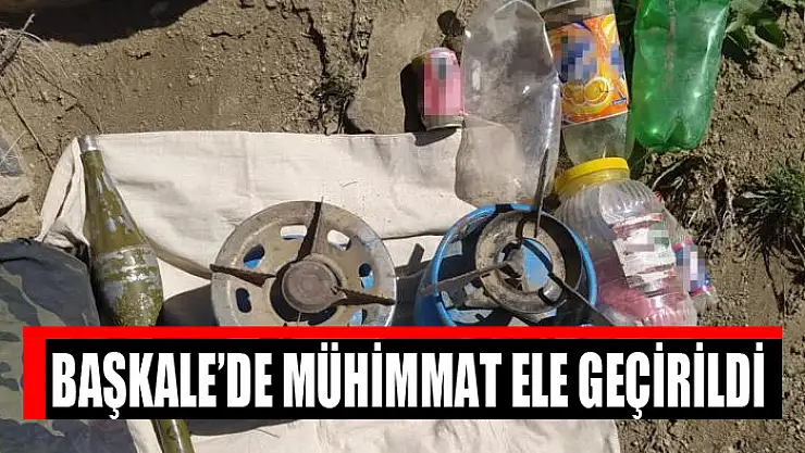 Başkale'de mühimmat ele geçirildi