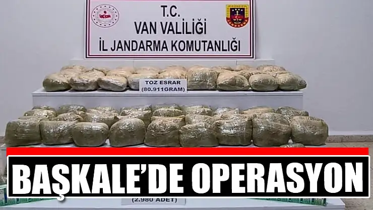 Başkale'de operasyon