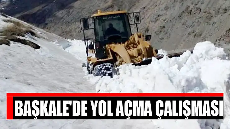 Başkale'de yol açma çalışması