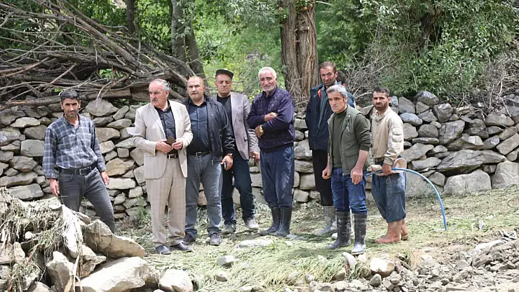 Başkan Caner sel bölgesinde çalışmalarda bulundu