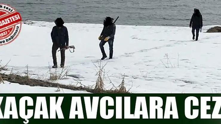 Kaçak avcılara bin 638 lira para cezası
