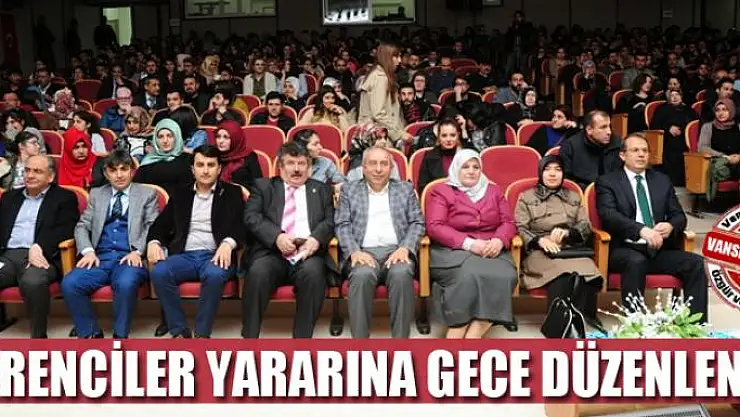YYÜ'de öğrenciler yararına gece düzenlendi