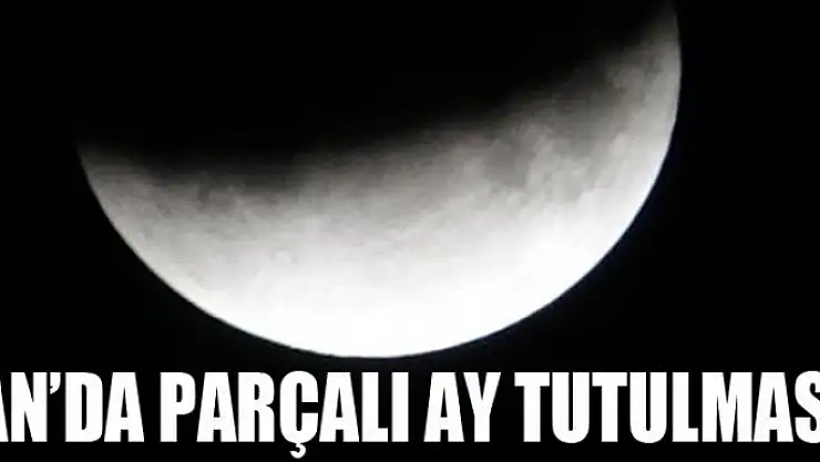 Van'da parçalı ay tutulması 