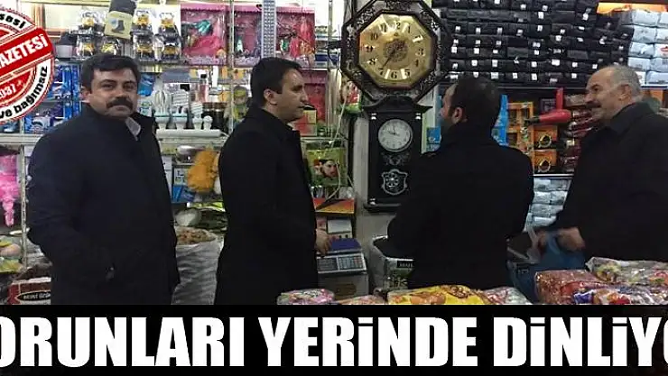 Kaymakam Dündar sorunları yerinde inceliyor
