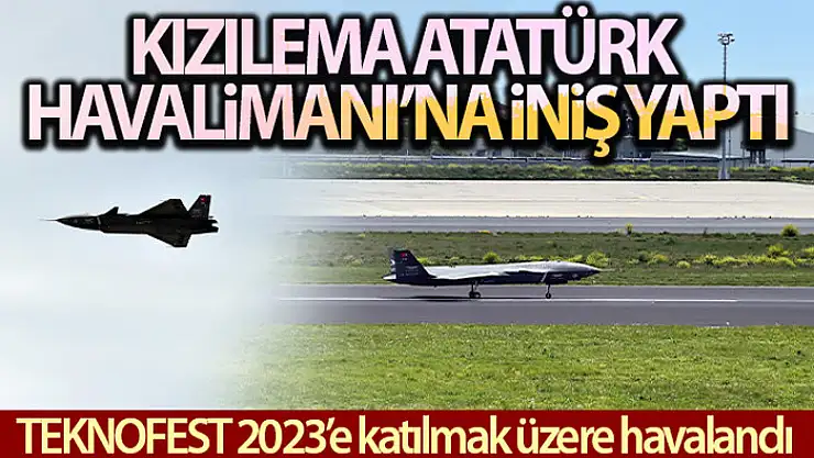 Bayraktar Kızılelma Teknofest'e uçtu
