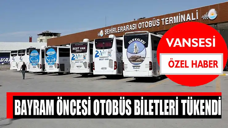 Bayram öncesi otobüs biletleri tükendi