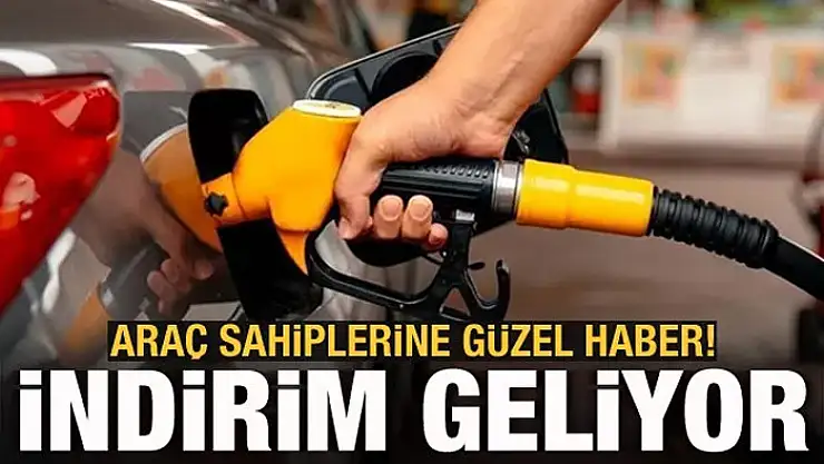 Benzine indirim geliyor