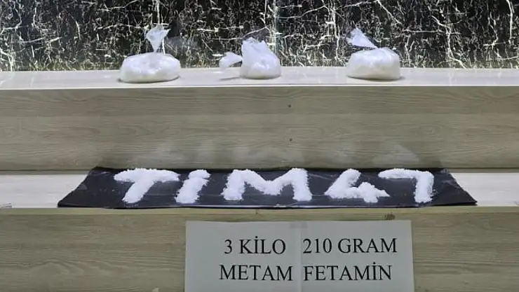 Bitlis'te metamfetamin ele geçirildi