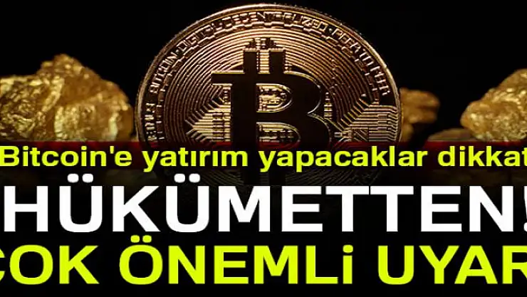 Başbakan Yardımcısı Şimşek'ten Bitcoin uyarısı