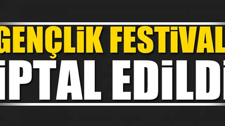 'Gezgin fest Van gençlik festivali' iptal