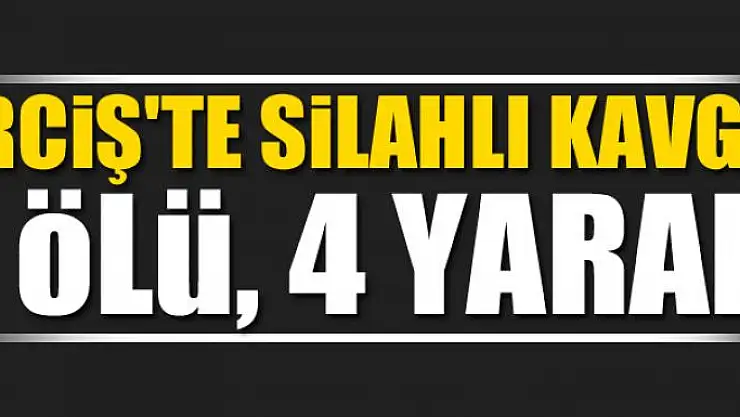 Erciş'te silahlı kavga: 1 ölü, 4 yaralı