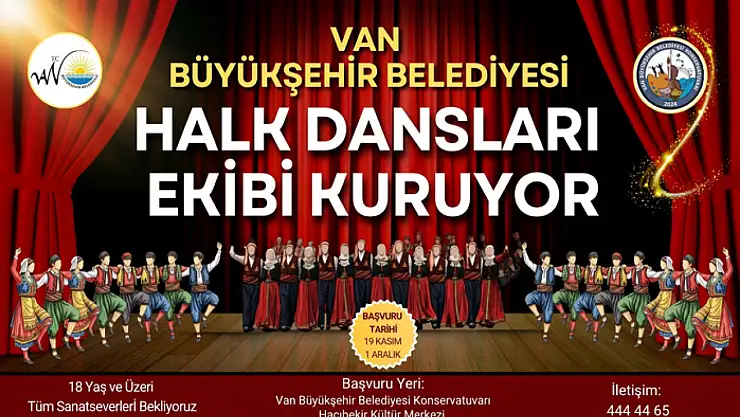 Büyükşehir Belediyesi halk dansları ekibi kuruyor