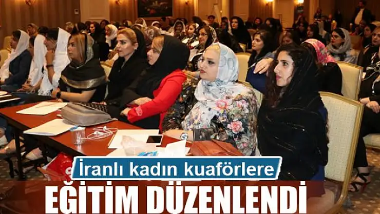 İranlı kadın kuaförlere eğitim