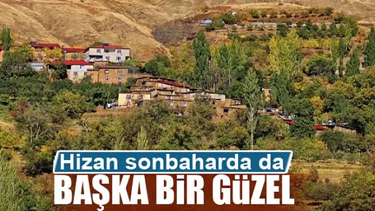 Hizan sonbaharda da başka bir güzel