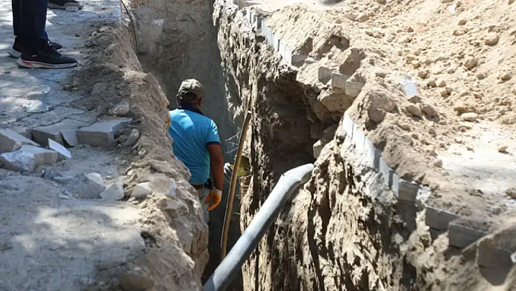 Camikebir Mahallesi'nde yağmursuyu hattı çalışmaları tamamlandı
