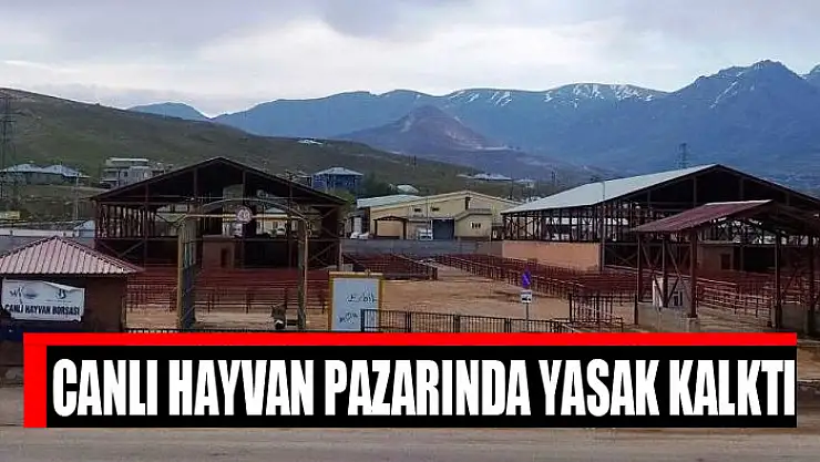 Canlı hayvan pazarında yasak kalktı