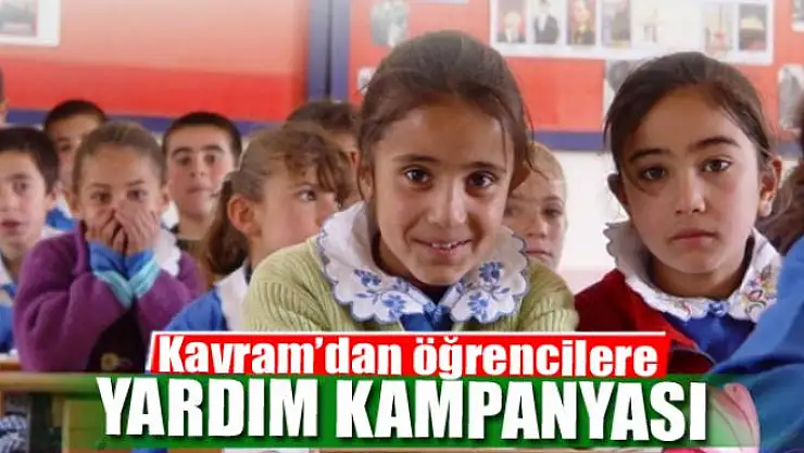 Kavram'dan öğrencilere yardım kampanyası
