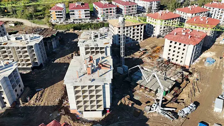 Çarşamba'da 615 konutluk proje yükseliyor