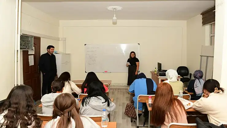 Çatak'ta Destekleme ve Yetiştirme Kurslarına yoğun ilgi